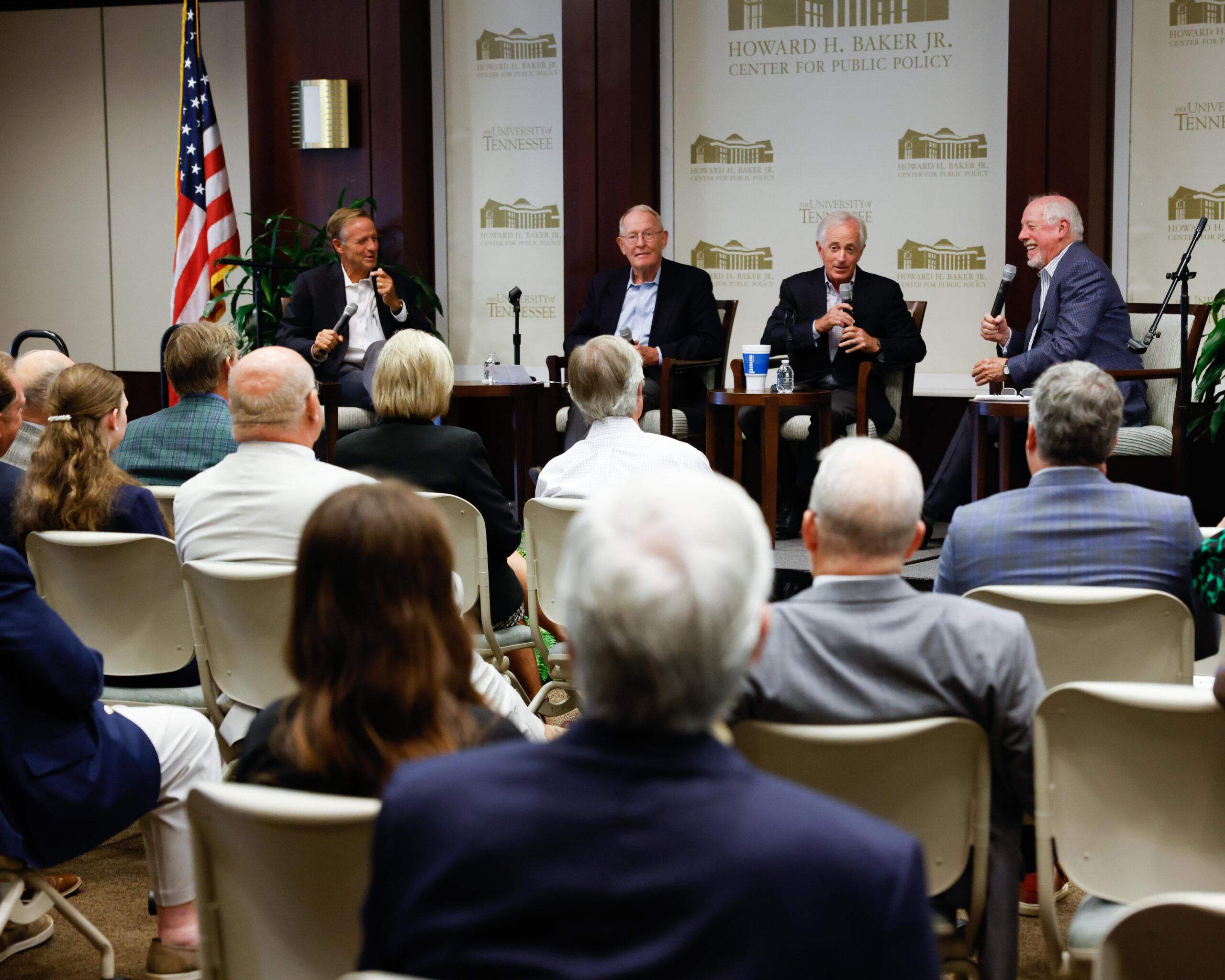 A photo of Phil Bredesen, Bill Haslam, Lamar Alexander and
