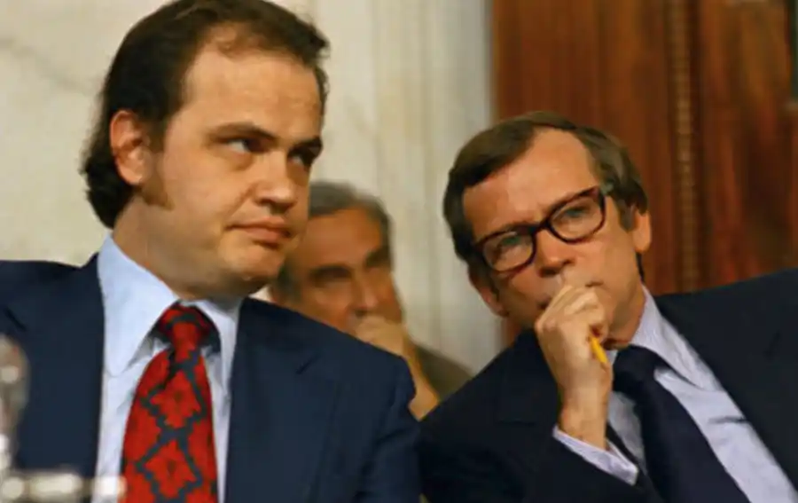 AP/File, a Photo of a young Howard Baker with Fred Thompson