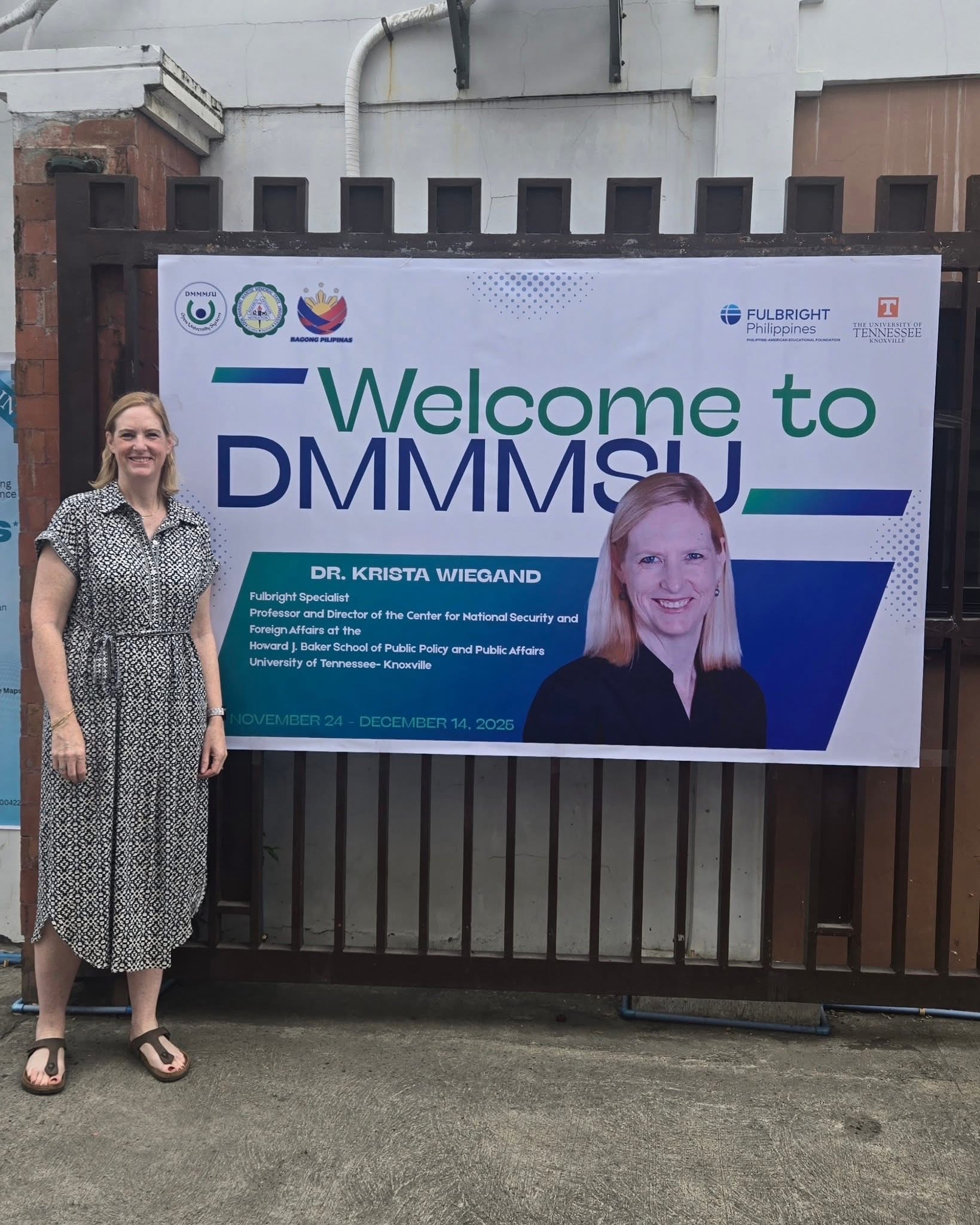 Krista Wiegand Receives Fulbright Specialist Award