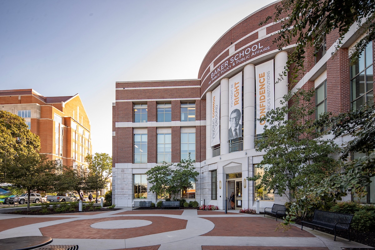 Picture of the outside of the Baker School