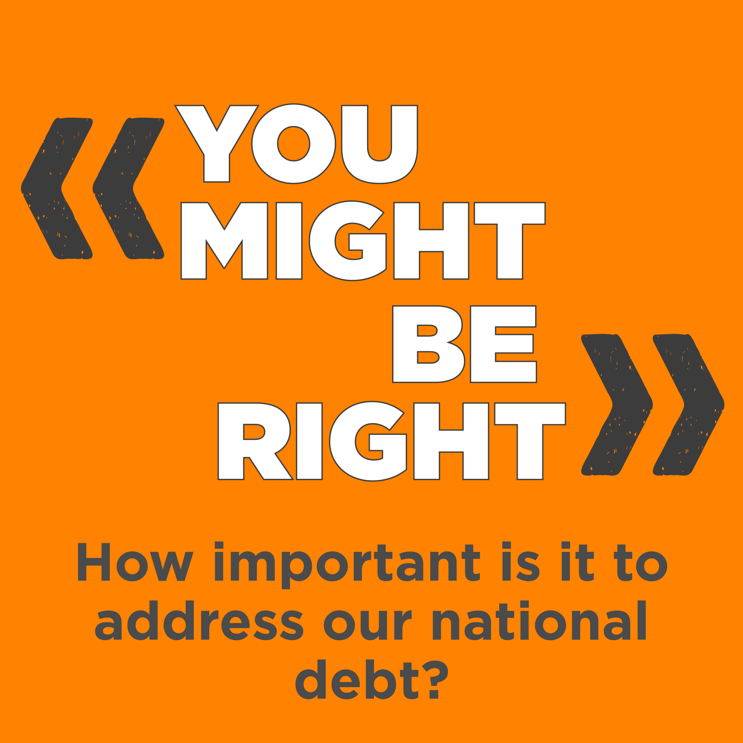 How important is it to address our national debt?