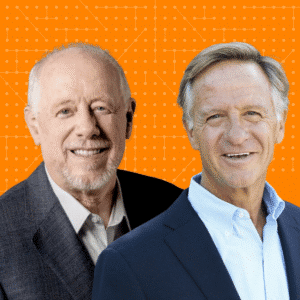 Governors Phil Bredesen and Bill Haslam featured on the cover of the "You Might Be Right" podcast.