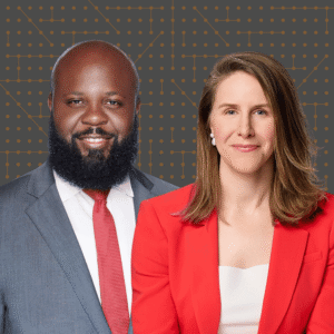 Jennifer Doleac and Ja’Ron Smith featured on the cover of the "You Might Be Right" podcast hosted by Governors Bredesen and Haslam.