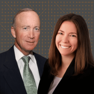 Mitch Daniels & Elena Patel featured on the cover of the "You Might Be Right" podcast hosted by Governors Bredesen and Haslam.