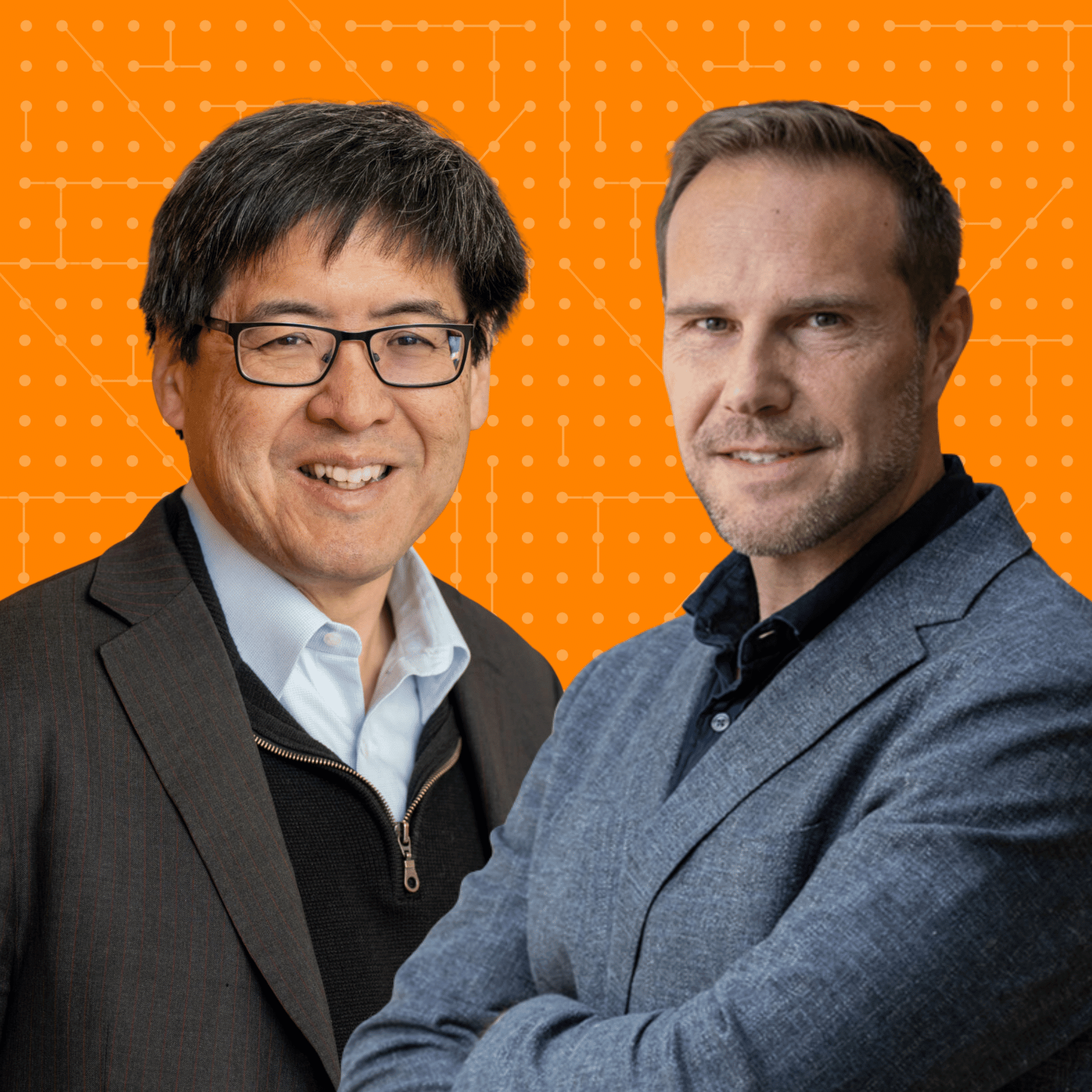 Jonathan Rodden and Sam Wang featured on the cover of the "You Might Be Right" podcast hosted by Governors Bredesen and Haslam.